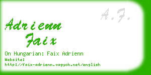 adrienn faix business card